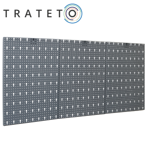 Lochwand für Werkzeughalter Hakenset Sortiment Werkstattwand 120 cm