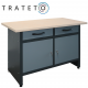 Profiwerkbank 120 cm 2 Schubladen und 2 Türen